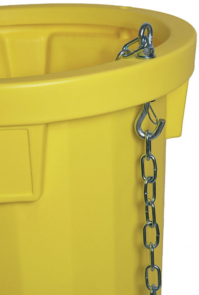 Tub standard pentru evacuare deseuri Tekcnoplast, galben [3]