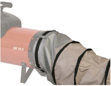 Tub flexibil PVC, lungime 6 m, Ø 300 mm, pentru Biemmedue EK 10 C, EK 15 C [2]