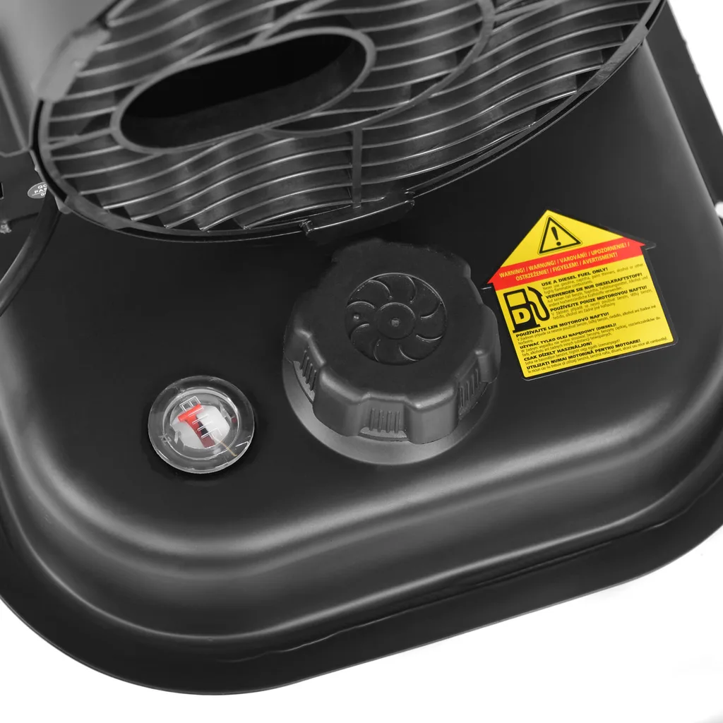 Tun de caldura pe motorina, ardere directa HECHT 3020, 230V, putere 20 kW, suprafata incalzita 166 mp [4]