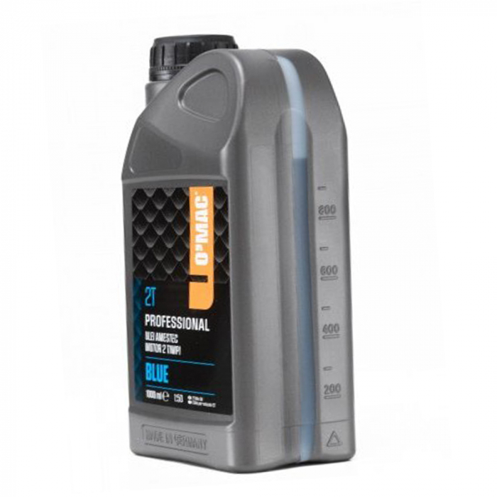 Ulei amestec motor 2 timpi O-Mac, Full Syntetic, Albastru [5]
