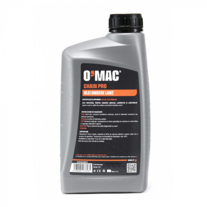Ulei ungere lant drujba / motofierastrau O-Mac Chain Pro [5]