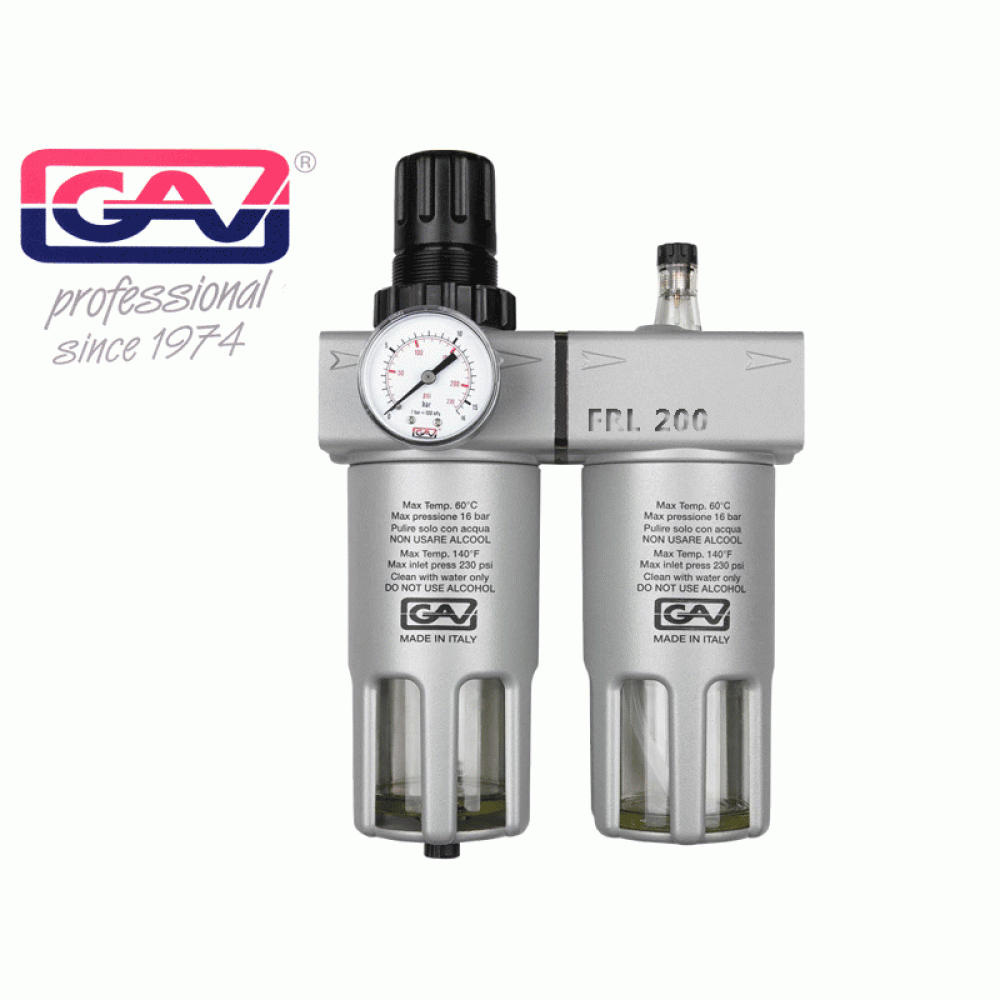 Unitate de tratare aer GAV FRL-200, 1/2" [1]