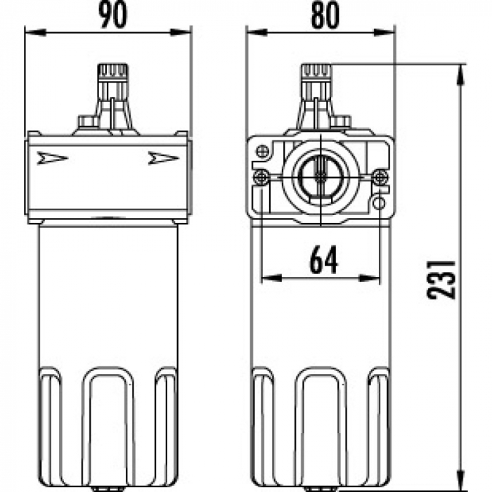 Unitate de ungere GAV L-300, 1" [2]