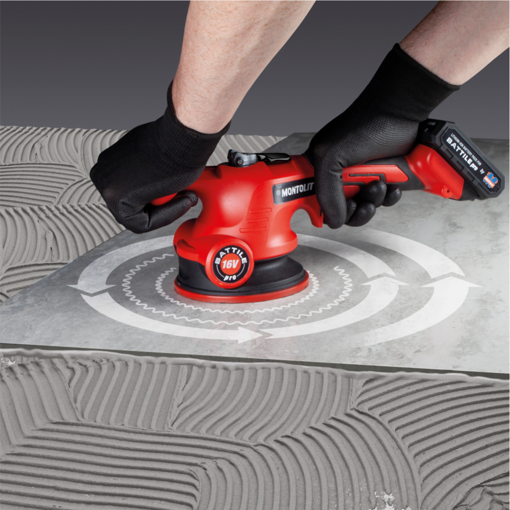 Ventuza electrica vibranta cu acumulator Montolit BATTILE PRO, Li-Ion, 16V, 2Ah [7]