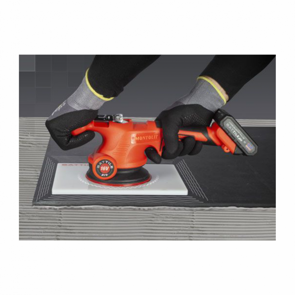 Ventuza electrica vibranta cu acumulator Montolit BATTILE PRO, Li-Ion, 16V, 2Ah [5]