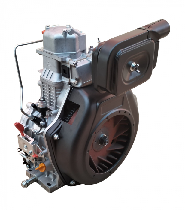 Motor diesel Yorking YD186FAGET, 5.7 kW, 418 cmc, ax conic, pornire electrica [3]