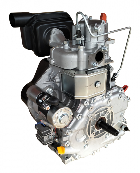 Motor diesel Yorking YD188FAGET, 6.6 kW, 456 cmc, ax conic, pornire electrica [2]