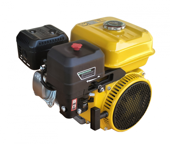 Motor benzina Yihu YH170FP, 5.9 CP, 212 cmc, euro V, ax filetat M18 x 75 mm [2]