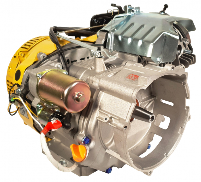 Motor benzina Yihu YH188FE, 13 CP, 389 cmc, ax conic, pornire electrica [2]