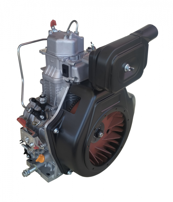 Motor diesel Yorking YD192FAGET, 7.5 kW, 499 cmc, ax conic 26 x 73 mm, pornire electrica [3]