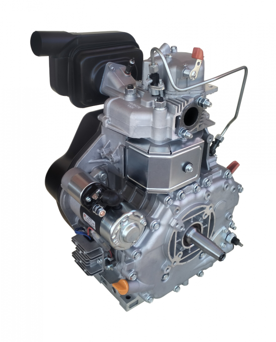 Motor diesel Yorking YD192FAGET, 7.5 kW, 499 cmc, ax conic 26 x 73 mm, pornire electrica [2]