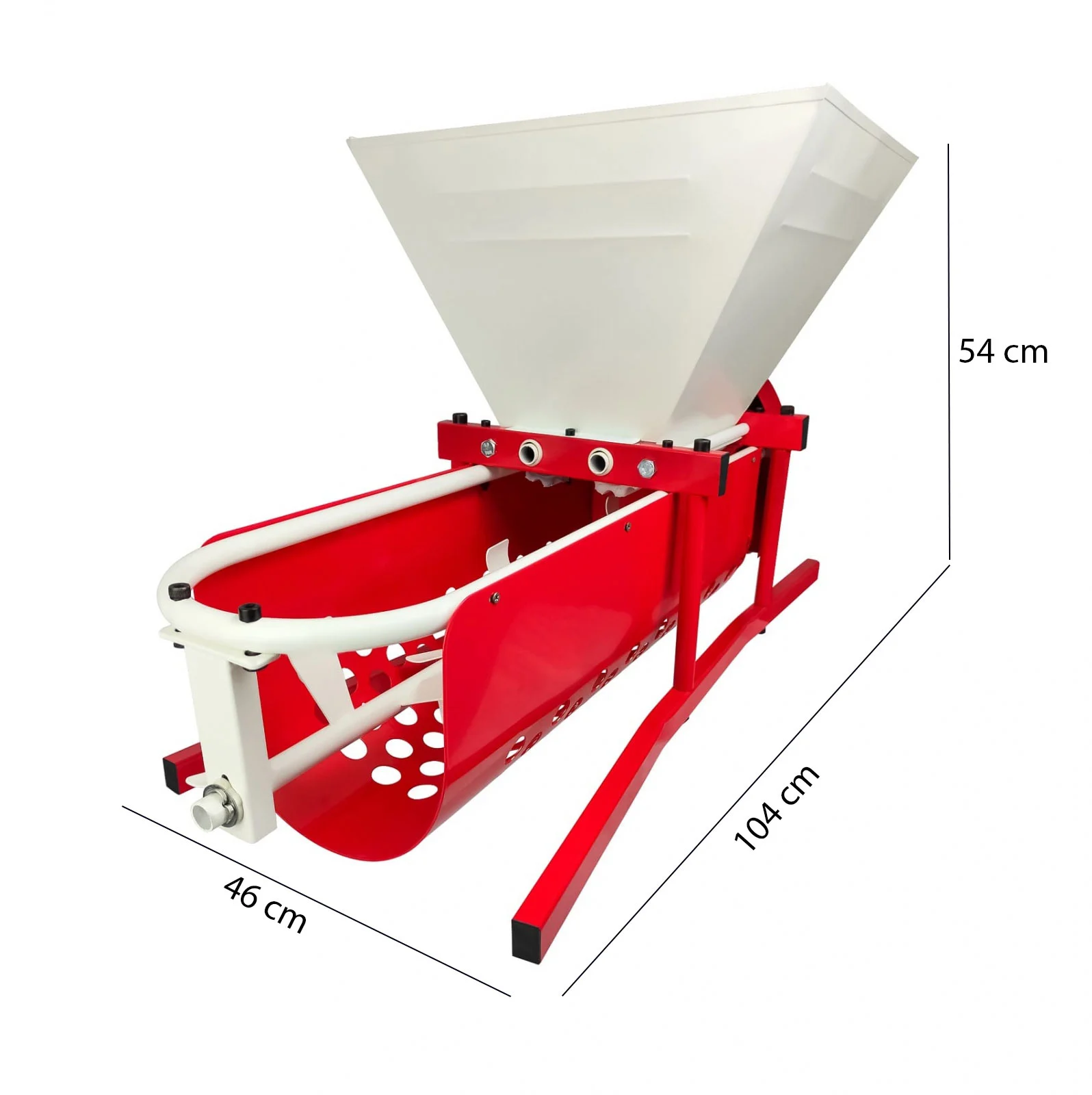 Zdrobitor de struguri cu desciorchinator, manual, TEHNO MS DG07, 300 kg/h [5]