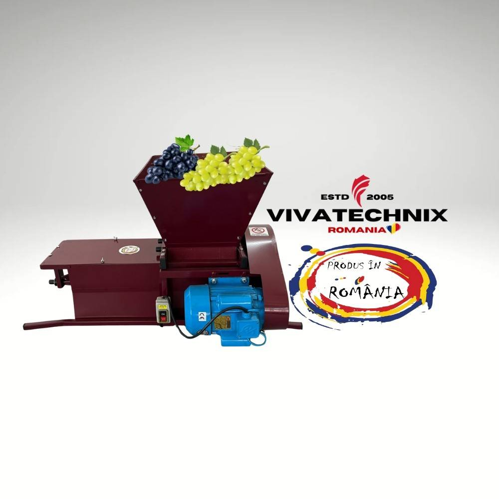 Zdrobitor-desciorchinator electric VivaTechnix VMD-1079A, 800 kg/h, vopsit [8]