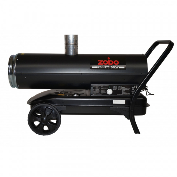 Tun de caldura pe motorina, ardere indirecta, Zobo ZB-H170, 50 kW, suprafata incalzita 400 mp [2]
