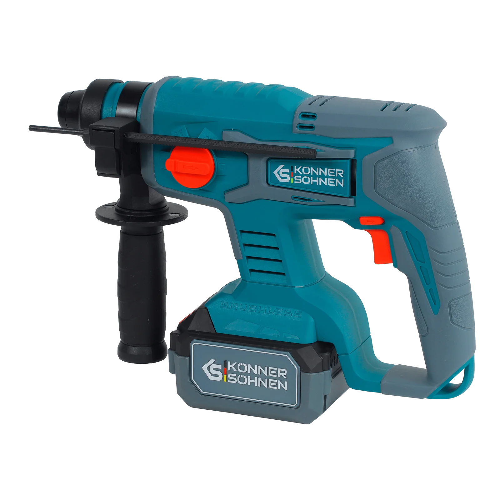 Set Master 3-in-1 fara fir Konner & Sohnen KS RHAGD 20V SET 3, 20 V, 2 acumulatori 4 Ah, geanta [10]