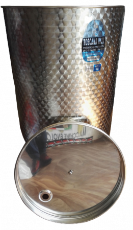 Cisterna inox pentru fermentare si stocare vin Toscana Inox ARIA Pe, 500 litri, capac flotant cu garnitura [3]