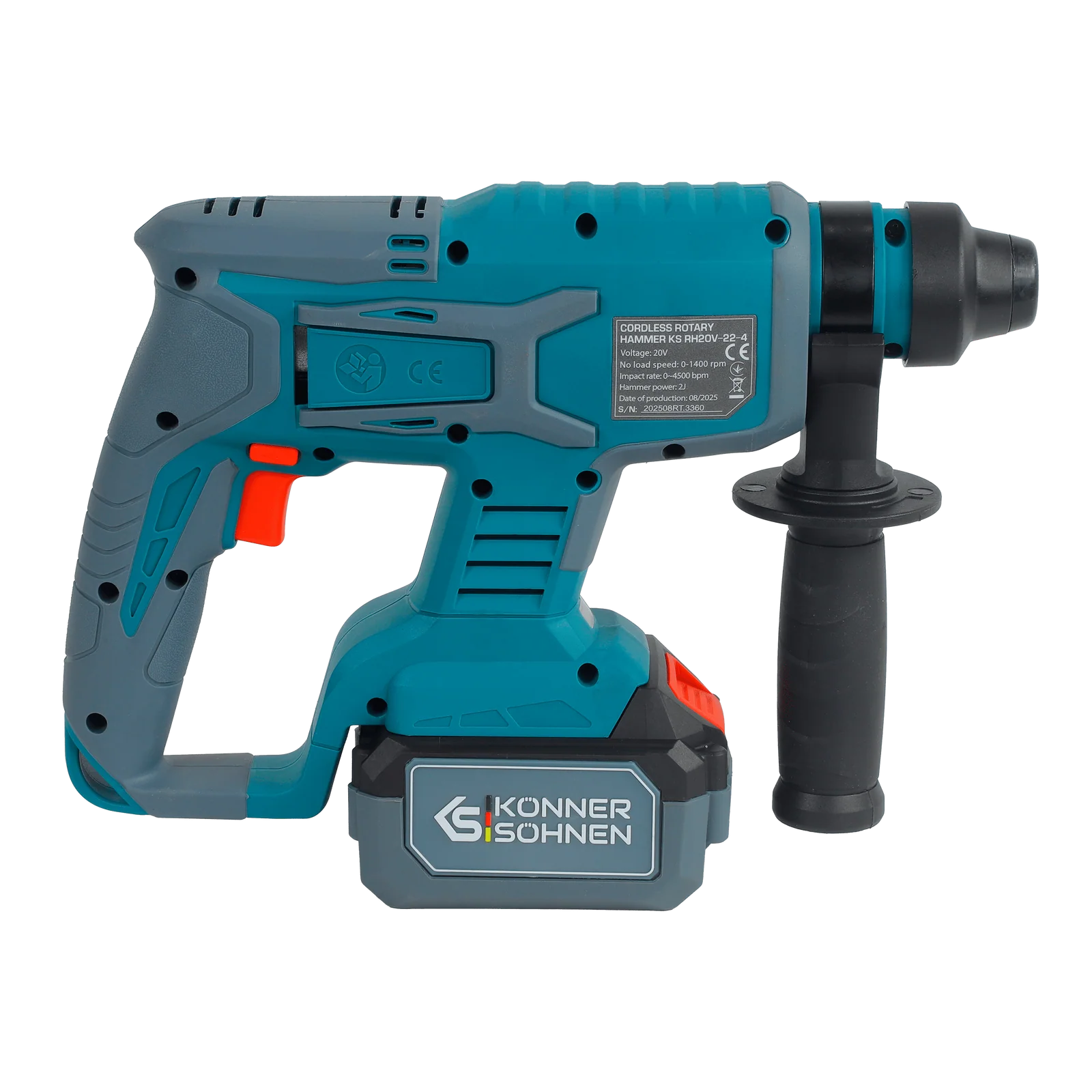 Set Master 3-in-1 fara fir Konner & Sohnen KS RHAGD 20V SET 3, 20 V, 2 acumulatori 4 Ah, geanta [30]