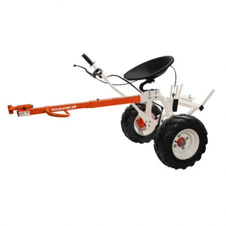 Accesoriu tractat Ruris Navigator 99, roti 6.50-8", frana hidraulica