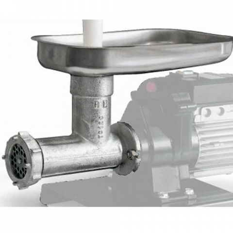 Accesoriu tocat carne nr. 12, Reber 8811 N, vas inox [1]