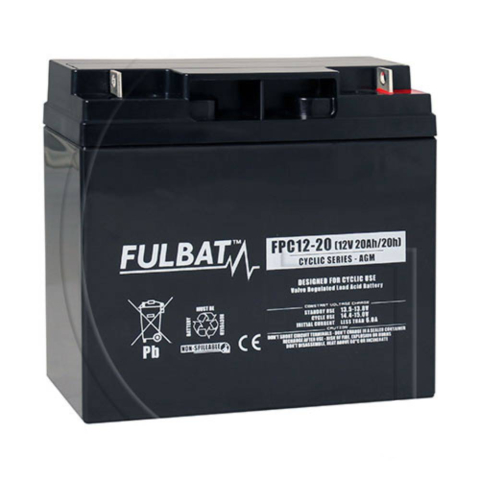 Piese de schimb - Acumulator fara intretinere AGM, FULBAT CYCLIC FPC12-20, 12V, 20 Ah