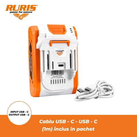 Acumulator Ruris ALFA UP 2400e X-CHARGE, 20 V, 4 Ah, 80 Wh [2]