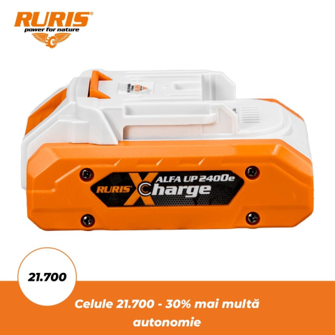 Acumulator Ruris ALFA UP 2400e X-CHARGE, 20 V, 4 Ah, 80 Wh [3]