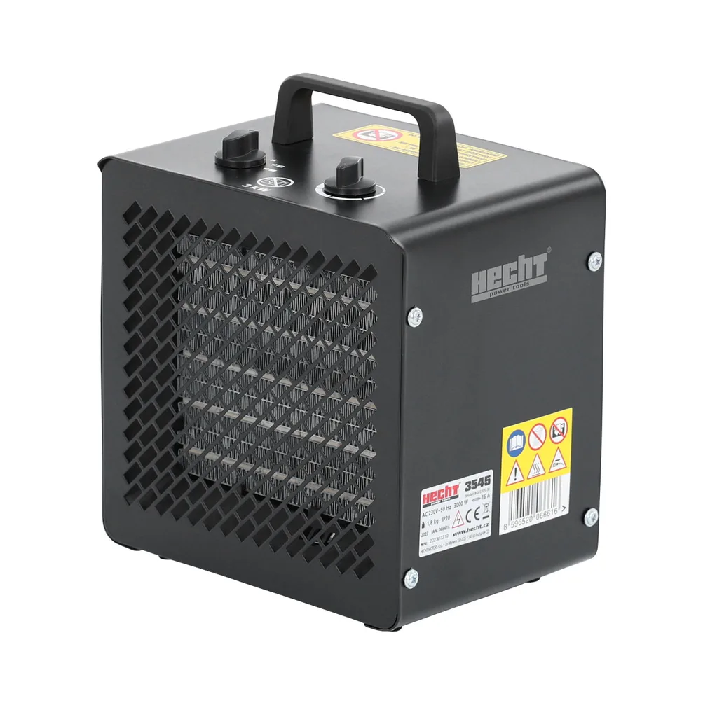 Incalzire si Climatizare - Aeroterma electrica HECHT 3545, 230 V, 3000 W, debit aer 238 mc/h, suprafata incalzita 30 mp