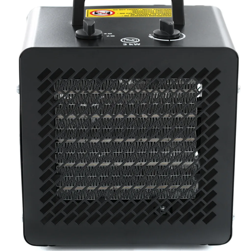 Aeroterma electrica HECHT 3545, 230 V, 3000 W, debit aer 238 mc/h, suprafata incalzita 30 mp [3]