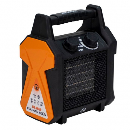Încălzire și Climatizare - Aeroterma electrica monofazata Ruris Vulcano 200S, 2 kW, debit aer 139 mc/h, suprafata incalzita 20 mp