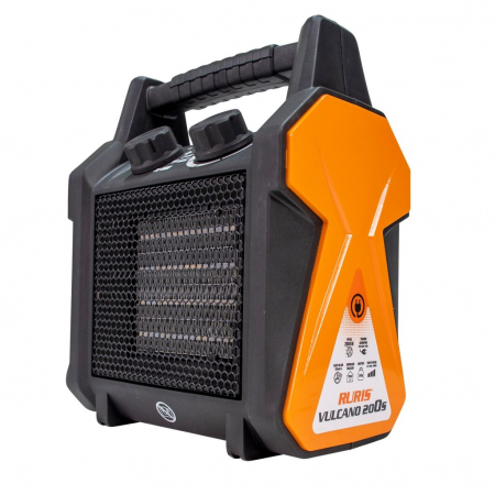 Aeroterma electrica monofazata Ruris Vulcano 200S, 2 kW, debit aer 139 mc/h, suprafata incalzita 20 mp [3]