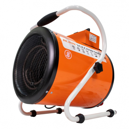 Aeroterma electrica trifazata Ruris Vulcano 500, 5 kW, debit aer 411 mc/h, suprafata incalzita 48 mp [3]