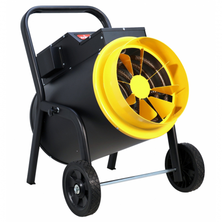 Încălzire și Climatizare - Aeroterma electrica trifazata Zobo ZB-EC15, 15 kW, debit aer 1292 mc/h, volum incalzit 300 mc
