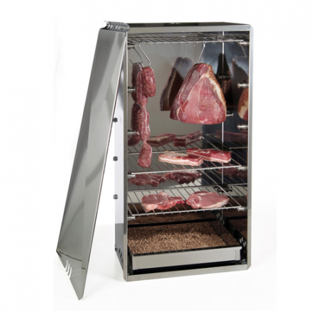 Afumatoare - Afumatoare verticala Reber 10030 N, inox, kit de montaj inclus, 46 x 29 x 86 cm