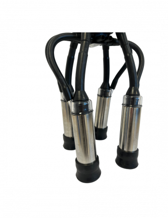 Ansamblu colector bovine, oval, 240 cc, carcasa inox [2]