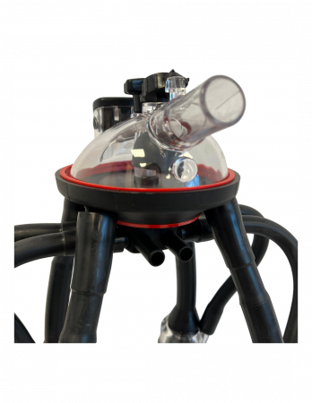 Ansamblu colector bovine, oval, 240 cc, carcasa inox [1]