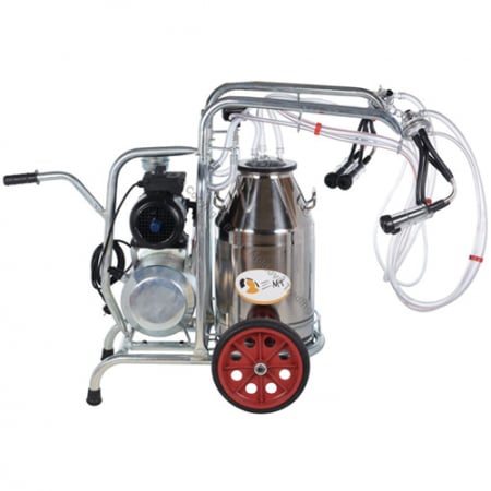 Mulgatoare de oi si capre EMT, 2 posturi, 1 bidon inox 30 litri [3]