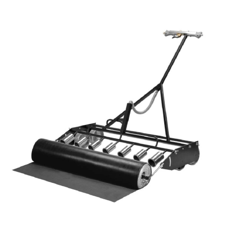 Constructii - Arzator profesional 7 duze pentru membrana bituminoasa, pe roti, cu rola – KOMA WP7
