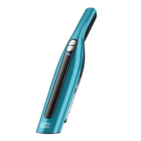 Auto, Moto & Marine - Aspirator auto portabil cu acumulator Konner & Sohnen KS VC10, 3x2000 mAh, 120 W, baterii reincarcabile, recipient 200 ml, 2 moduri functionare, lampa LED integrata, 3 nivele de filtrare