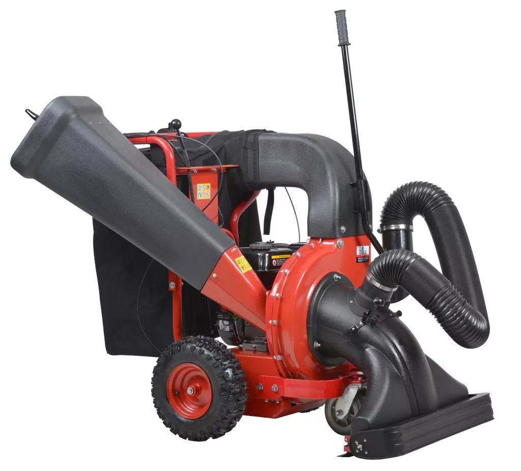 Casa si Gradina - Aspirator frunze si tocator crengi HECHT 8574, 6.5 CP, benzina, 2 + 2 viteze, latime lucru 60 cm