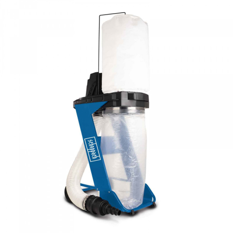 Aspirator rumegus Scheppach DC500, 550 W, 1150 mc/h, 75 L [1]