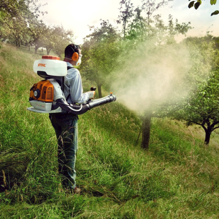 Atomizor pe benzina Stihl SR 430, 3.9 CP, rezervor solutie 14 L, distanta pulverizare 14.5 m [3]