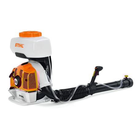Casa si Gradina - Atomizor pe benzina Stihl SR 430, 3.9 CP, rezervor solutie 14 L, distanta pulverizare 14.5 m