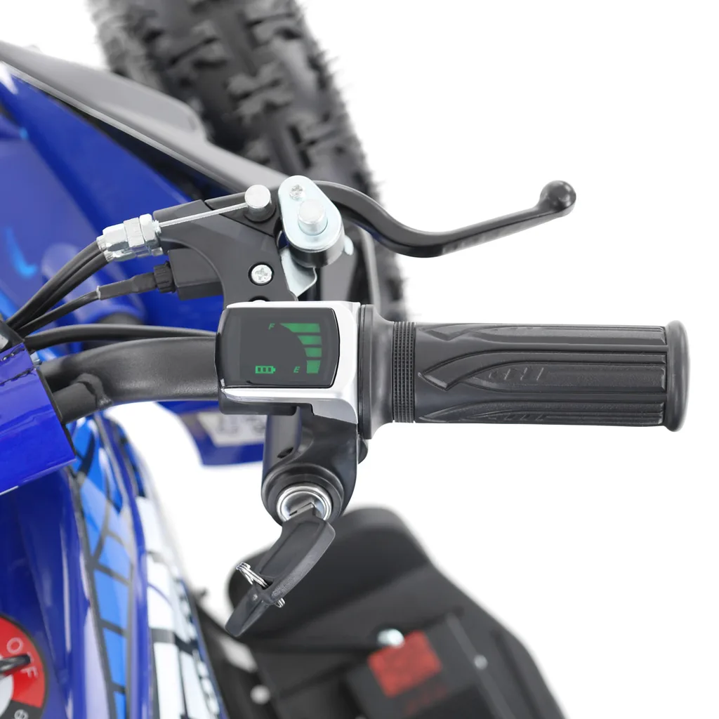 ATV electric HECHT 54100 BLUE, 1000 W, 36V, 12Ah, max. 25 km/h, autonomie 18 km [11]