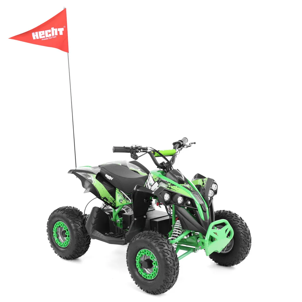 ATV electric HECHT 56120 GREEN, 1200 W, 48V, 12Ah, max. 30 km/h, autonomie 15 km [1]