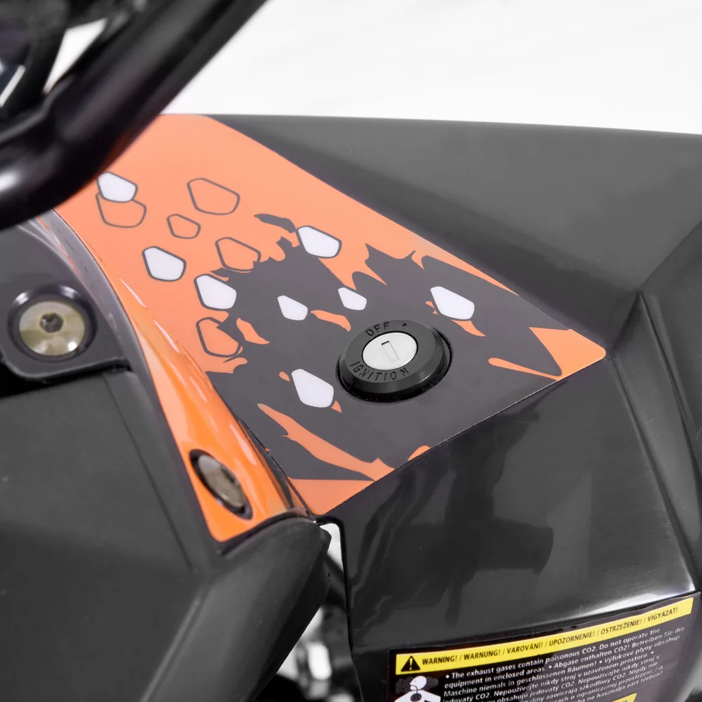 ATV pe benzina HECHT 54125 BLACK, 7.5 CP, 125 cmc, motor 4 timpi, max. 45 km/h [7]