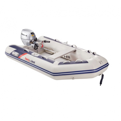 Bărci - Barca pneumatica cu podina de inalta presiune Honda Honwave T27-IE3, 2.67 metri, capacitate 3 persoane, max. 664 kg