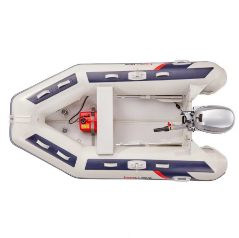 Barca pneumatica cu podina de inalta presiune Honda Honwave T27-IE3, 2.67 metri, capacitate 3 persoane, max. 664 kg [1]