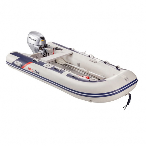 Bărci - Barca pneumatica cu podina din aluminiu Honda Honwave T30-AE3, 2.97 metri, capacitate 4 persoane, max. 610 kg