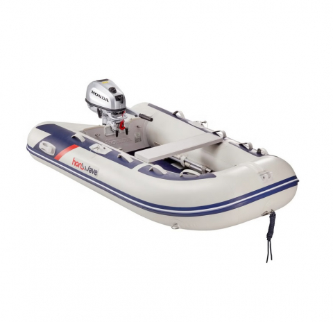 Bărci - Barca pneumatica cu podina segmentata Honda Honwave T25-SE3, 2.5 metri, capacitate 3 persoane, max. 440 kg