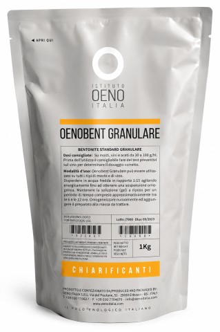 Vinificatie & Distilare - Bentonita standard granulara Oenobent, 1 kg